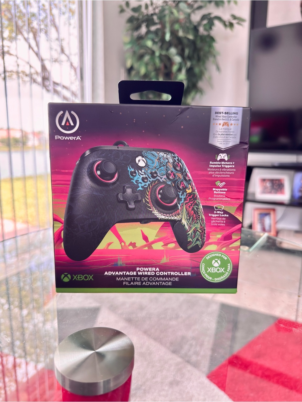 PowerA Xbox Advantage Wired Controller - Black with Multicolor Artwork